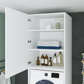 roomartstore.de Waschmaschinenumbauschrank 67 x 0 x 0 cm Schwarz