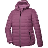 STOY Damen Steppjacke mit Kapuze - Große Größen STS 3 WMN QLTD JCKT, dunkelorchidee, 54,