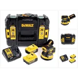 DeWalt DCW 210 M2 Akku Exzenterschleifer Brushless 18V 12.000U/min 125mm + 2x Akkus 4,0 Ah + 1x Schnellladegerät in TSTAK