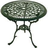 FRG Tisch Jugendstil Ø 70 x 75 cm dunkelgrün