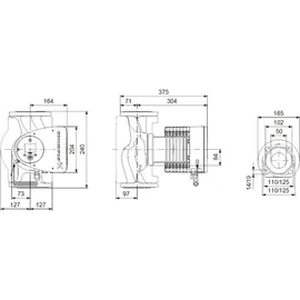 Grundfos MAGNA3 50-60 F Zirkulationspumpe (97924660)