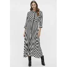 Y.A.S Hemdblusenkleid Schwarz/Weiß S