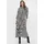 Y.A.S Hemdblusenkleid Schwarz/Weiß S