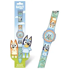 Bluey Life digitale Uhr Blau