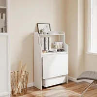 SoBuy Schreibtisch FWT105-II-W Weiß