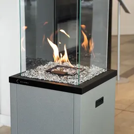 Kratki Terrassenheizer Gas Patio Light Granito