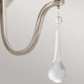 Elstead Lighting Wandleuchte 2-flammig 27,9 cm 38,1 cm silber