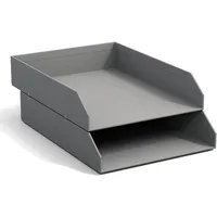 Bigso Box of Sweden BIGSO Hakan Dokumentenablage Set 2 Stk. grau