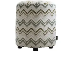 COCO Maison Lush Pouf Hocker, Olive