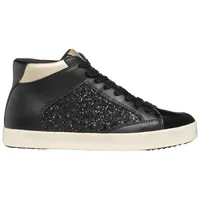 GEOX Damen D BLOMIEE H Sneaker, Black, 37 EU