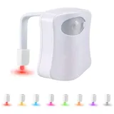 Intirilife LED Toilettenlicht Nachtleuchte in Weiß | Gr.: onesize