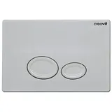 Creavit Drop WC Betätigungsplatte 2-Mengen-Spülung Weiß