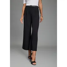 LAURA SCOTT Bundfaltenhose schwarz 42