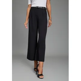 LAURA SCOTT Bundfaltenhose schwarz 42