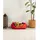 LIONTO Hundebett 4-in-1 S 65 x 50 cm rot/schwarz