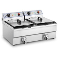 Royal Catering Elektro-Fritteuse - 2 x 16 Liter - 400 V