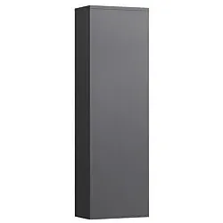 LAUFEN Kartell Hochschrank 130x40x27cm, Tür links, schiefergrau