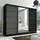 a&j möbelland gmbh Schiebetürenschrank AURELIA 2 200 x 0 x 0 cm Schwarz/Grau