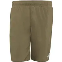 adidas Badeshorts 3 Bar Logo Olive Strata/White S