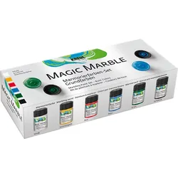 KREUL Magic Marble Marmorierfarben 6er Set Grundfarben