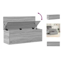 VidaXL Truhe Grau Sonoma 102x35x35 cm Holzwerkstoff