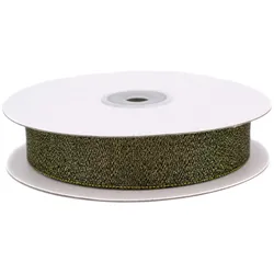 Creativery 32m Rolle Lurexband 25mm Netzband Glitzerband Dekoband Weihnachten Hochzeit Geschenkband Schleifenband Zierband Weihnachten Weihnachtsband