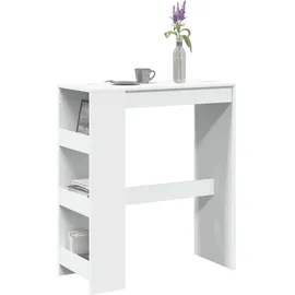 vidaXL Bartisch 90 x 40 x 103,5 cm Weiß