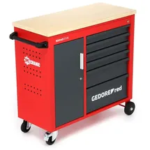 Gedore Werkstattwagen Stahl 988x431x935 mm rot/schwarz unbestückt