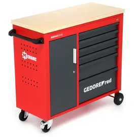 Gedore Werkstattwagen Stahl 988x431x935 mm rot/schwarz unbestückt