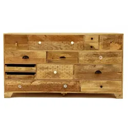 Kommode Manu 160x90x45 aus Mangoholz