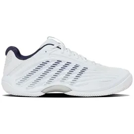 K-Swiss Herren Hypercourt Express 3 Clay Tennis Shoe, White/Peacoat/Silver, 49 EU - 49 EU
