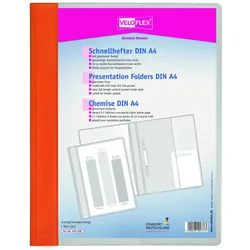 VELOFLEX Schnellhefter DIN A4 überbreit PVC orange
