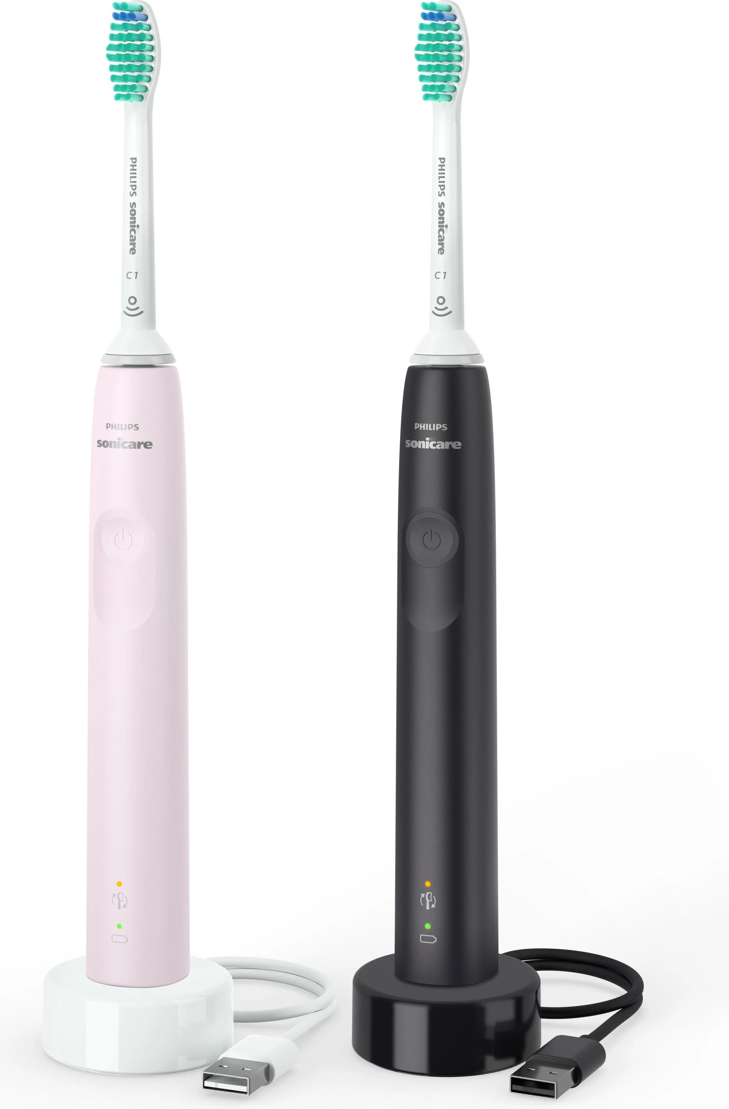 Philips Sonicare, Elektrische Zahnbürste, Series 3100 Doppelpack