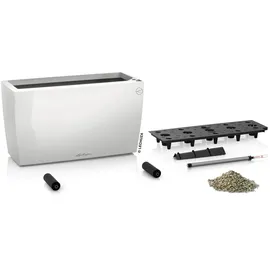 LECHUZA Cararo Komplettset 75 x 30 x 43 cm weiß hochglanz