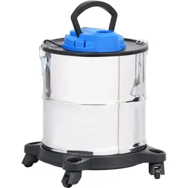 vidaXL Aschesauger inkl. HEPA-Filter 20 l silber