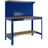 Proregal Werkbank Blau, Metall, 120x84x61 cm, Freizeit, Heimwerken, Werkstatt,