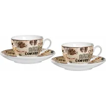 Ritzenhoff & Breker Cappuccino 'crema' 4er Satz