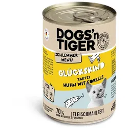 Dogs'n Tiger Katze Premium 6 x 400g Dogs'n Tiger Nesthäkchen Cat 6x200g