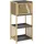 [en.casa] Badregal Kydesby 83x39x30 cm Bambus Natur/Grau [en.casa]