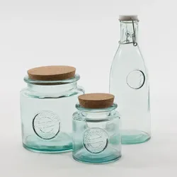 VIDRIOS SAN MIGUEL Glasflasche Authentic transparent 100 cl Flasche