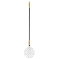 HENDI Pizzaschaufel rund perforiert 230 x 1200 mm Aluminium