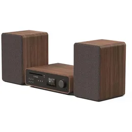 Pure Classic Stereo Coffee Black/Walnut EU/UK