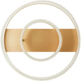 Brilliant LED-Deckenleuchte Aurora Aluminium Gold