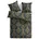 Satin Ornament Grau/Orange x cm 80 x 80 cm