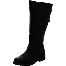 REMONTE Damen R6590 Kniehohe Stiefel, schwarz / 01, 43