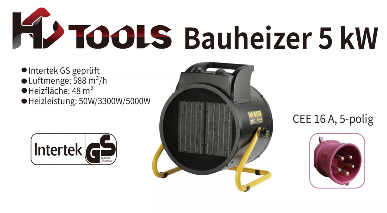 Bauheizer 5 kW