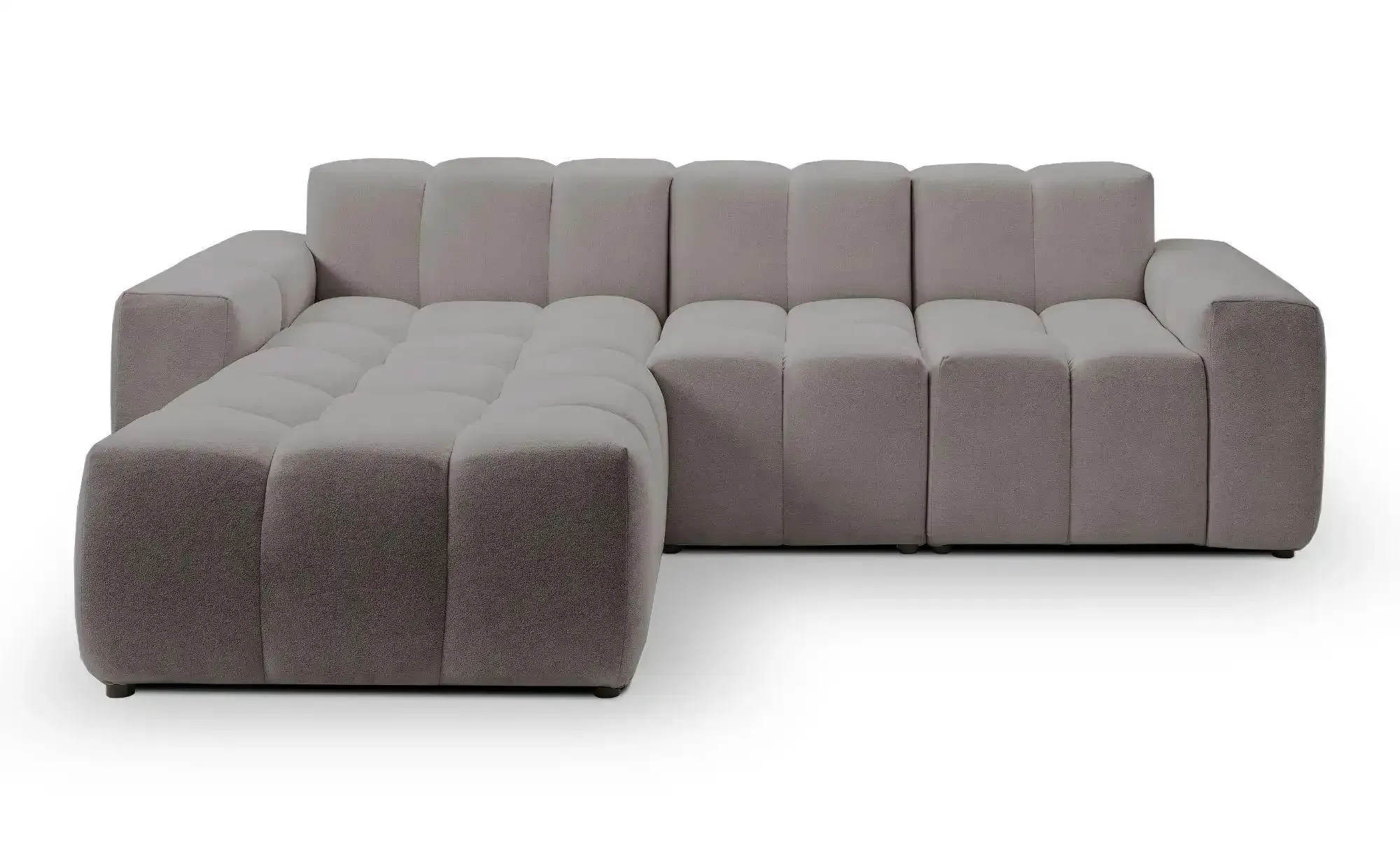 GrainGold Ecksofa  Colombo ¦ grau ¦ Maße (cm): B: 265 H: 74