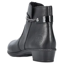 Rieker Damen Klassische Stiefeletten Y0783, Frauen Stiefeletten,übergangsschuhe,Stiefel,Bootee,Booties,halbstiefel,schwarz (00),40 EU / 6.5 UK