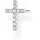 Thomas Sabo Ohrstecker Kreuz silber 925 Sterlingsilber H2131-051-14