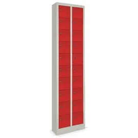 Pavoy Kleinfachschrank 195 x 46 x 20 Lichtgrau/Lichtblau
